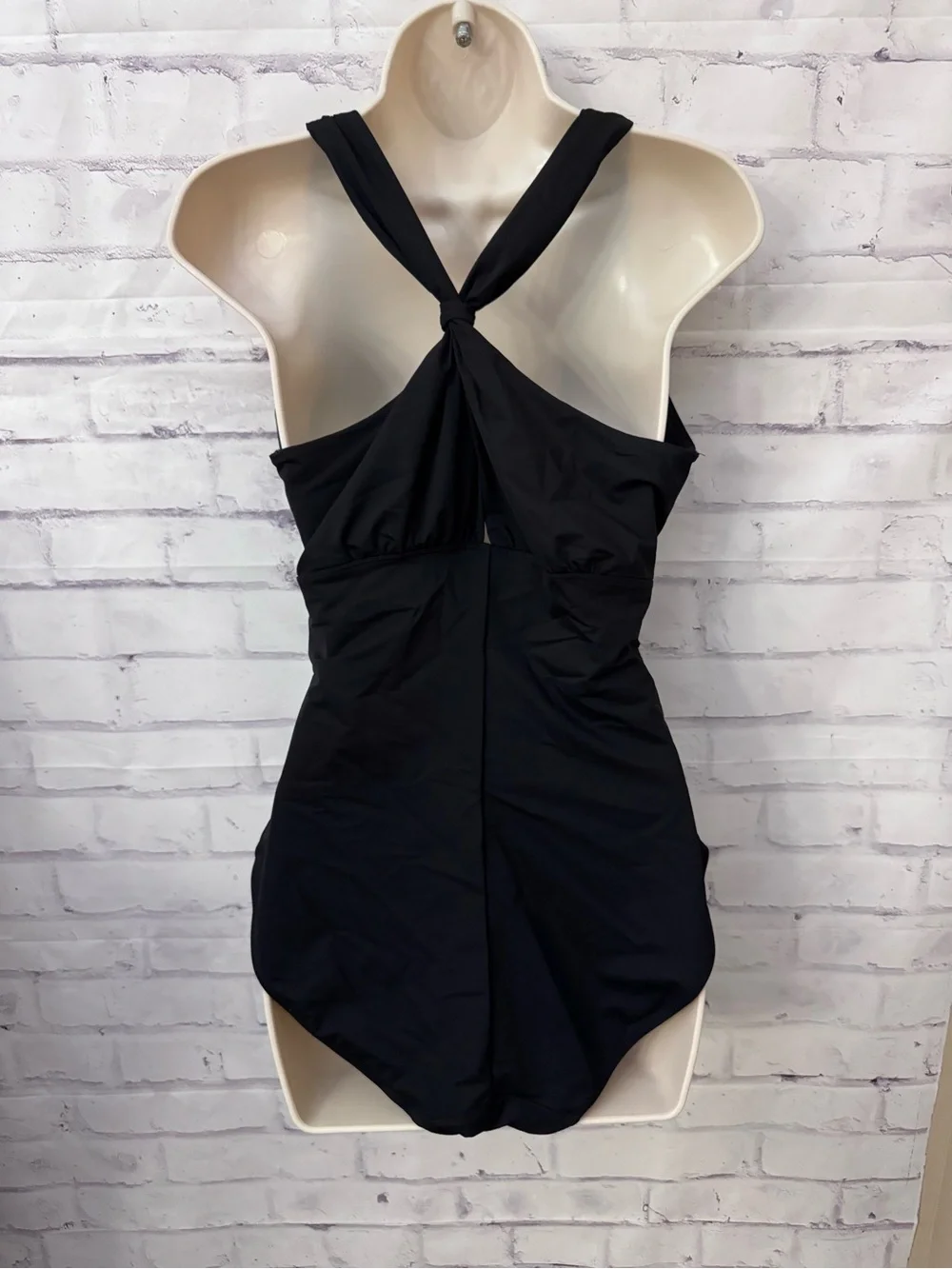 SHAPELLX size Large Black One Piece Slimming Swimsuit New W Tag - Picture 3 of 9